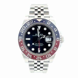 Rolex GMT-Master II "Pepsi" 40mm Ref. 126710BLRO Jubilee Bracelet – front view