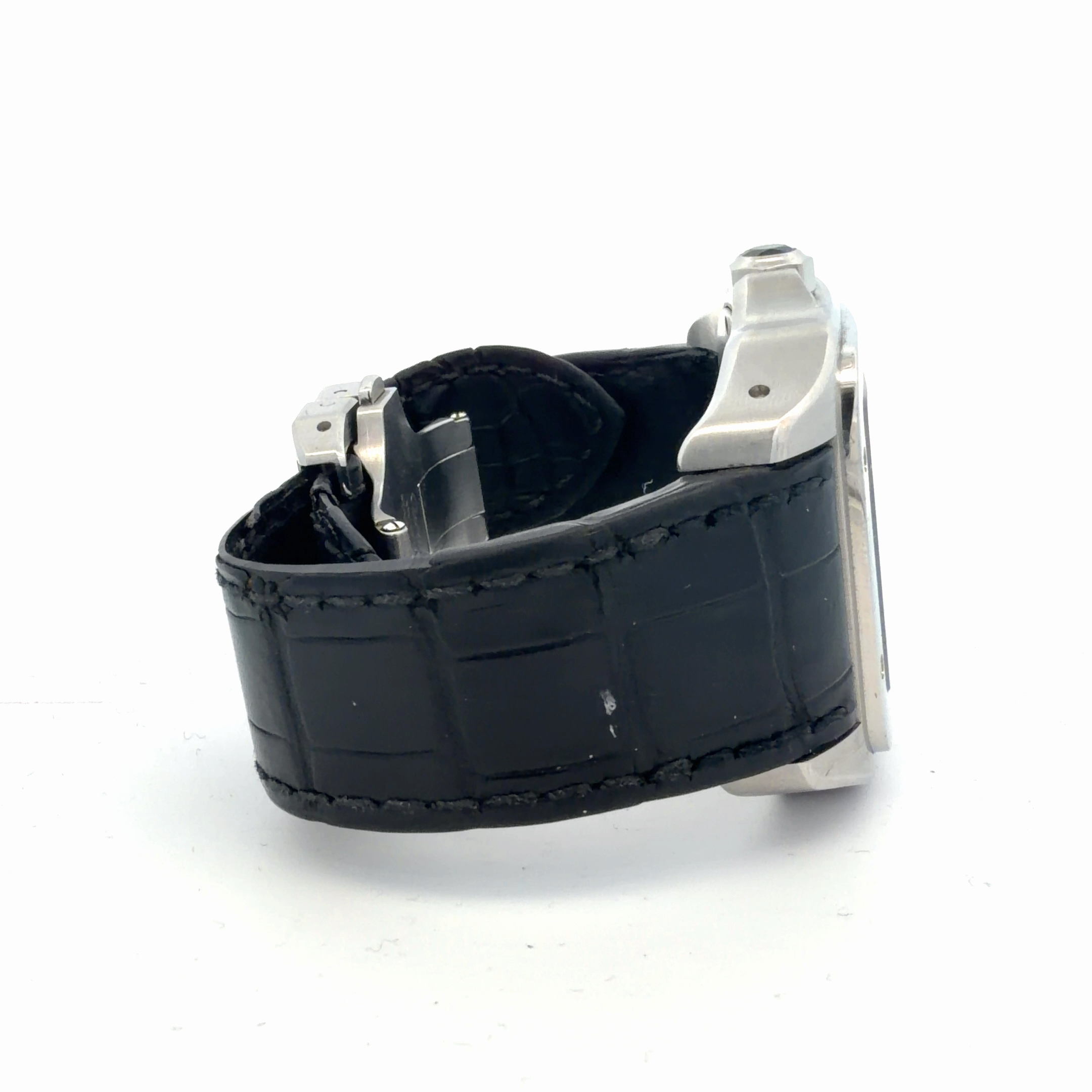 Cartier Santos 100 XL 2656 W20073X8 Stainless Steel Silver Roman Dial – side profile