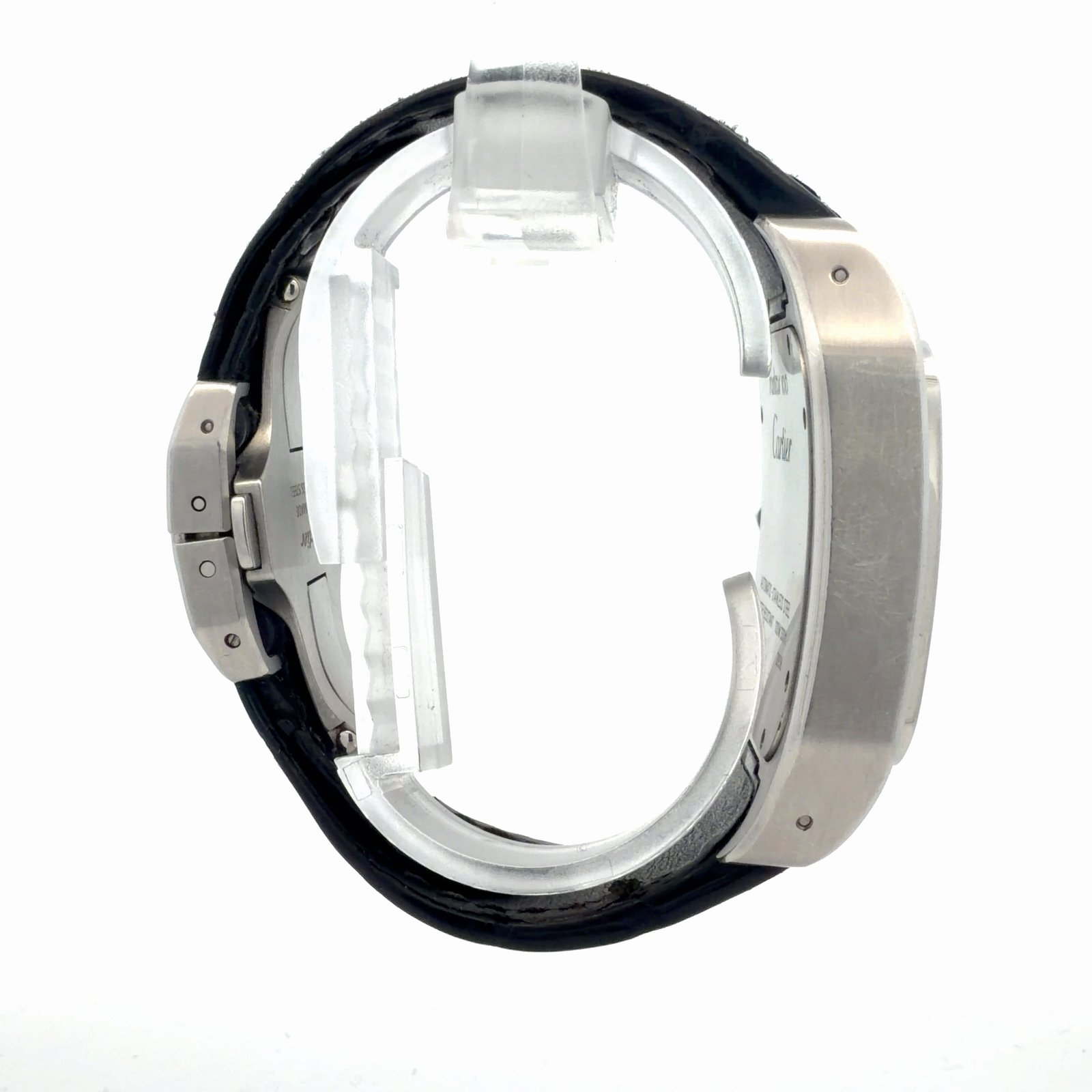 Cartier Santos 100 XL 2656 W20073X8 Stainless Steel Silver Roman Dial – end view