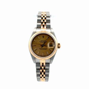 Rolex Lady-Datejust 26mm 79173 Champagne Stick Dial Two-Tone – front view