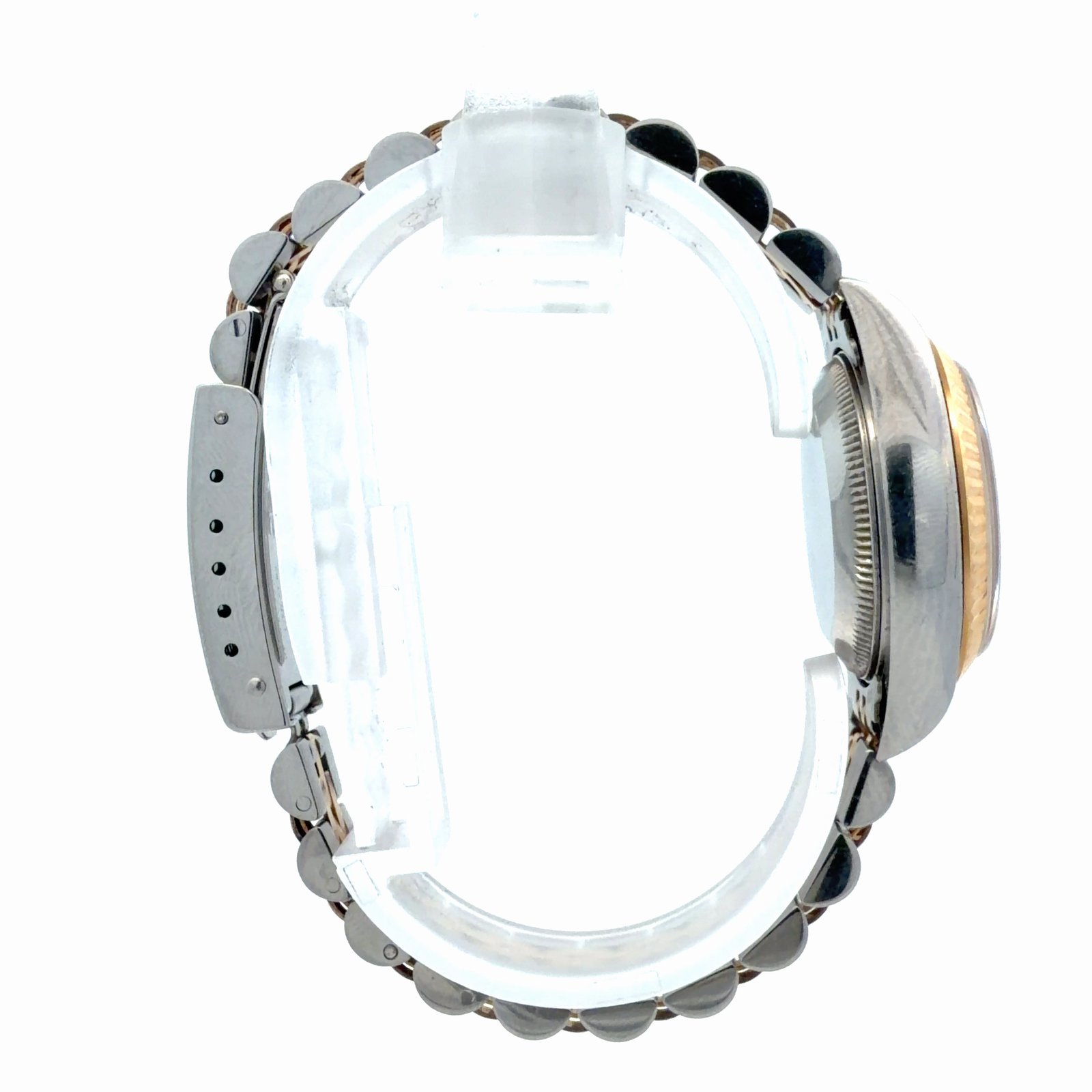 Rolex Lady-Datejust 26mm 69173 Blue Vignette Diamond Dial – end view