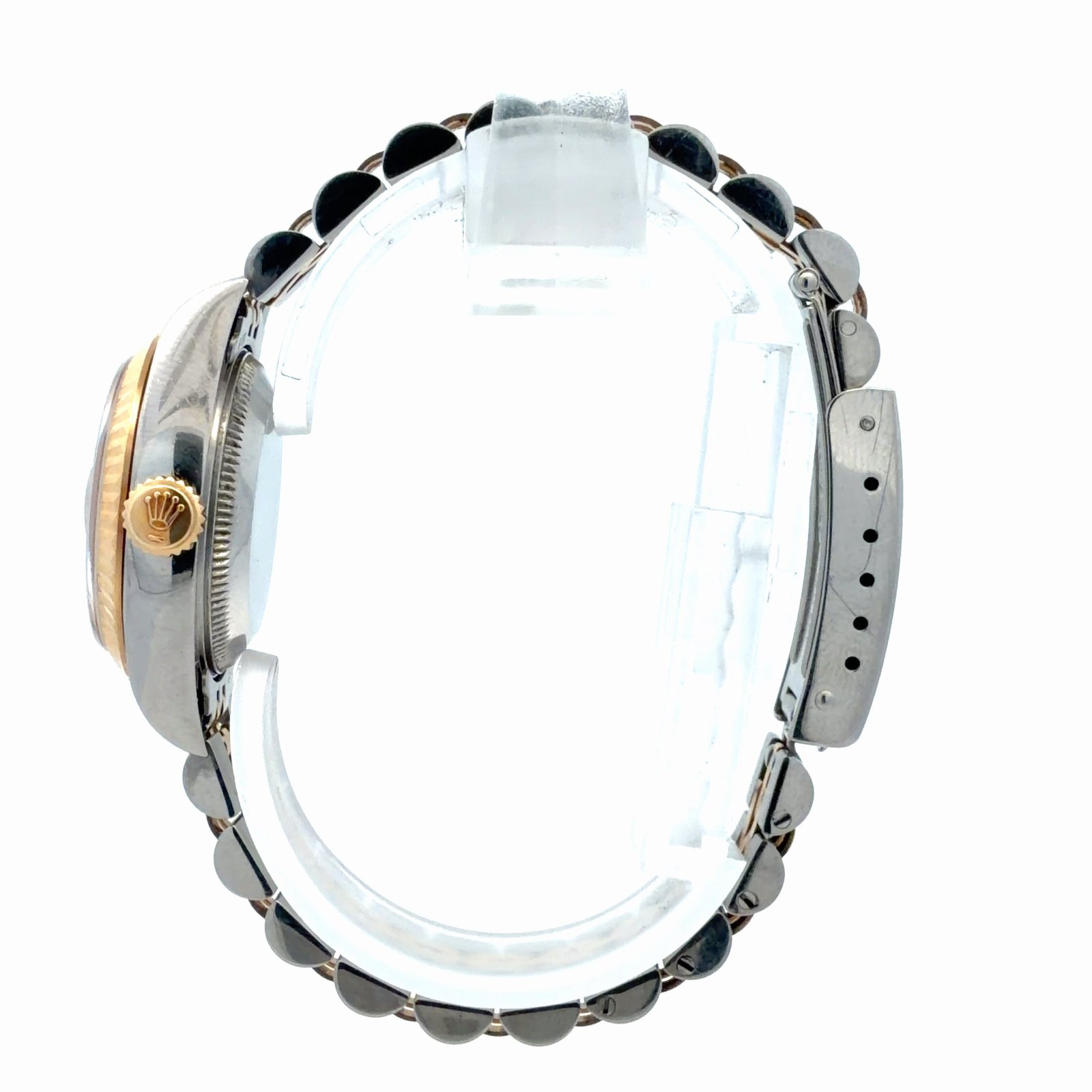 Rolex Lady-Datejust 26mm 69173 Blue Vignette Diamond Dial – end view