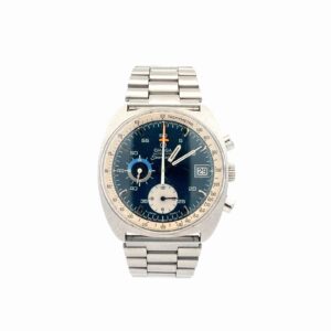 Omega Seamaster Vintage Chronograph 176.007 Blue Dial – front view