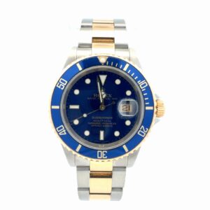 Rolex Submariner Date 16613LB / 16613T 40mm Two-Tone Bluesy 2007 – front view