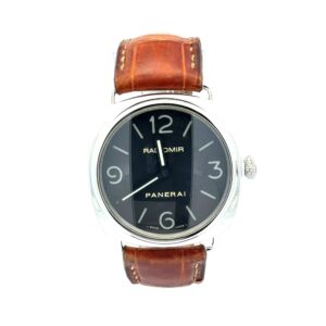 Panerai Radiomir Base PAM00210 45mm Stainless Steel Black Dial Full Set 2008 – front view
